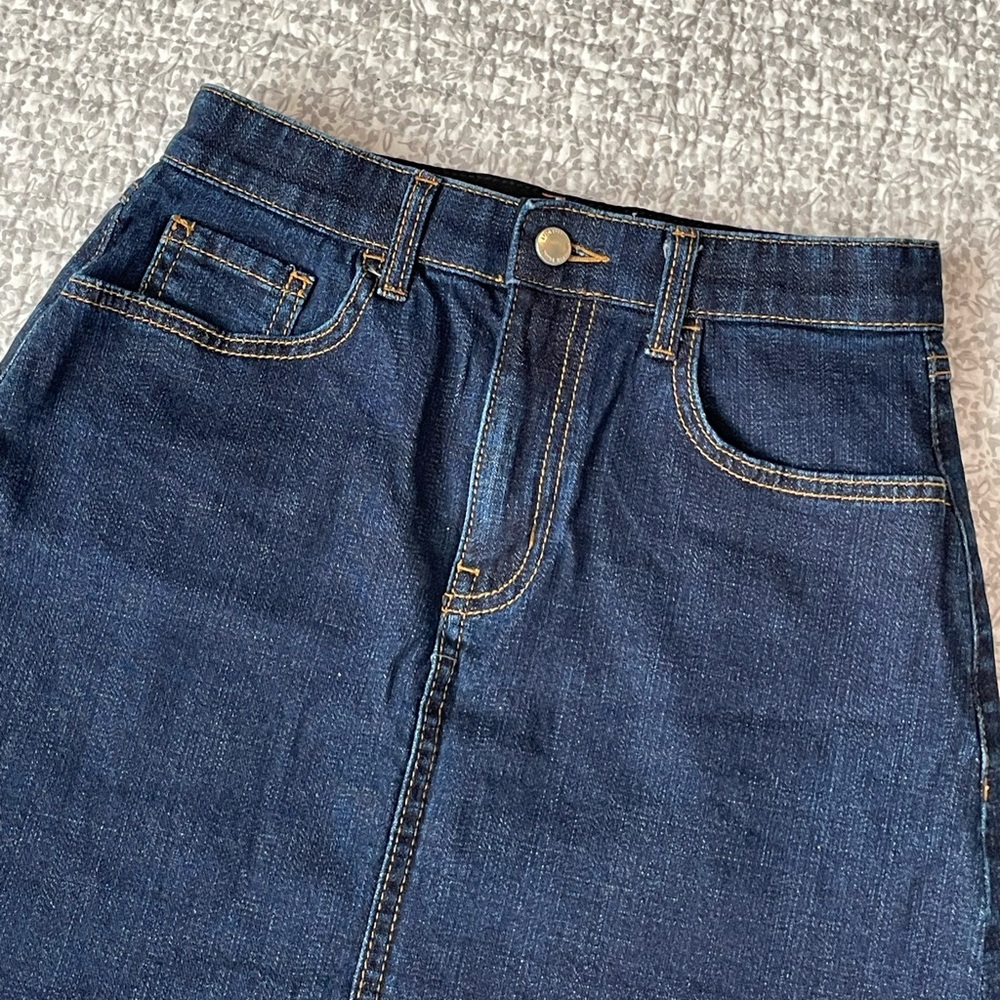SPAO Denim Mini Skirt - Picture 2 of 7